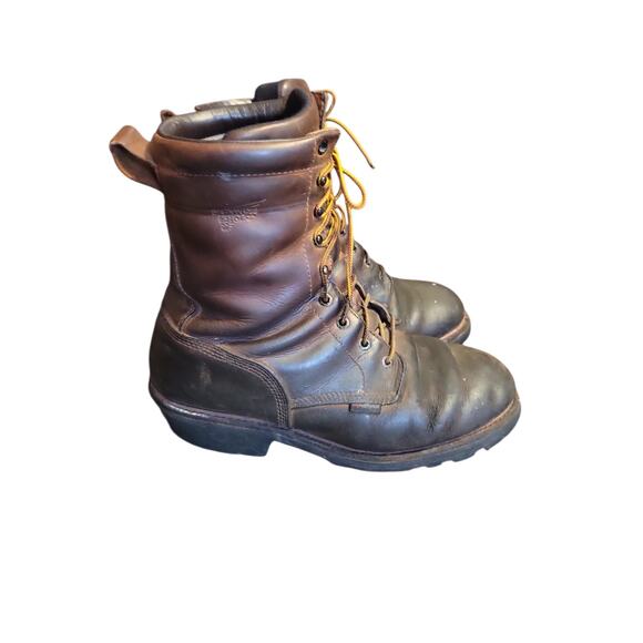 Red Wing Leather Work Boots Steel Toe Vibram Men’s 11 Water Proof Oil Resistant main image 7